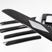 Load image into Gallery viewer, 4L Audi Q7 black 2x2 twill carbon fiber interior trim set