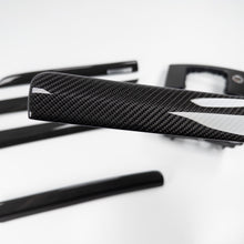 Load image into Gallery viewer, 4L Audi Q7 black 2x2 twill carbon fiber interior trim set