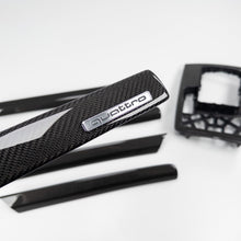 Load image into Gallery viewer, 4L Audi Q7 black 2x2 twill carbon fiber interior trim set