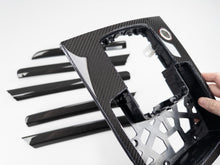 Load image into Gallery viewer, 4L Audi Q7 black 2x2 twill carbon fiber interior trim set