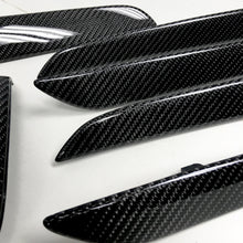 Load image into Gallery viewer, 8U Audi Q3 black 2x2 twill carbon fiber interior trim set - oCarbon