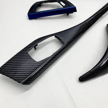 Load image into Gallery viewer, F22 BMW 2 Series black 2x2 twill carbon fiber interior trim set - oCarbon