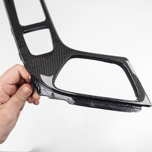 IN STOCK - V3 Cadillac CTS/CTS-V Sedan vertical Carbon Atlas carbon fiber center console trim set