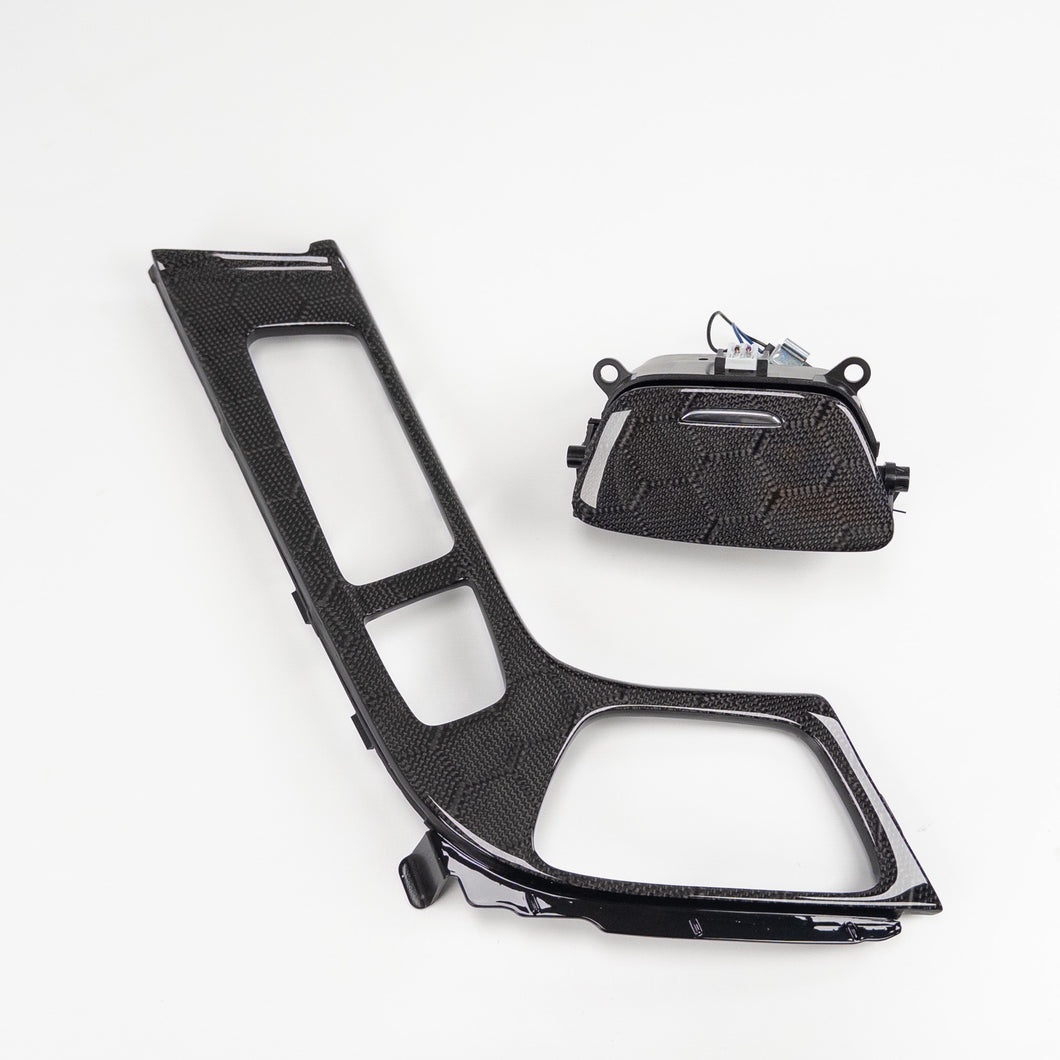 IN STOCK - V3 Cadillac CTS/CTS-V Sedan Honeycomb carbon fiber center console trim set