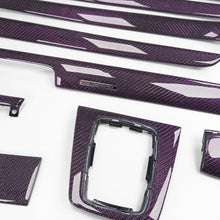 Load image into Gallery viewer, IN STOCK - B6/B7 Audi A4 / S4 / RS4 purple reflex carbon fiber interior trim set