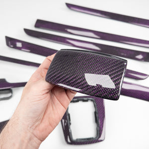 IN STOCK - B6/B7 Audi A4 / S4 / RS4 purple reflex carbon fiber interior trim set