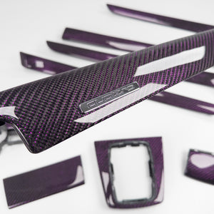 IN STOCK - B6/B7 Audi A4 / S4 / RS4 purple reflex carbon fiber interior trim set