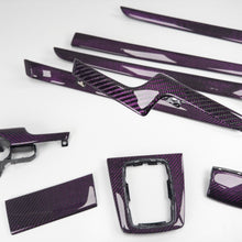 Load image into Gallery viewer, IN STOCK - B6/B7 Audi A4 / S4 / RS4 purple reflex carbon fiber interior trim set