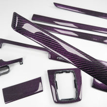 Load image into Gallery viewer, IN STOCK - B6/B7 Audi A4 / S4 / RS4 purple reflex carbon fiber interior trim set