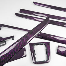 Load image into Gallery viewer, IN STOCK - B6/B7 Audi A4 / S4 / RS4 purple reflex carbon fiber interior trim set