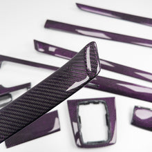 Load image into Gallery viewer, IN STOCK - B6/B7 Audi A4 / S4 / RS4 purple reflex carbon fiber interior trim set