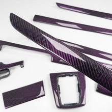 Load image into Gallery viewer, IN STOCK - B6/B7 Audi A4 / S4 / RS4 purple reflex carbon fiber interior trim set