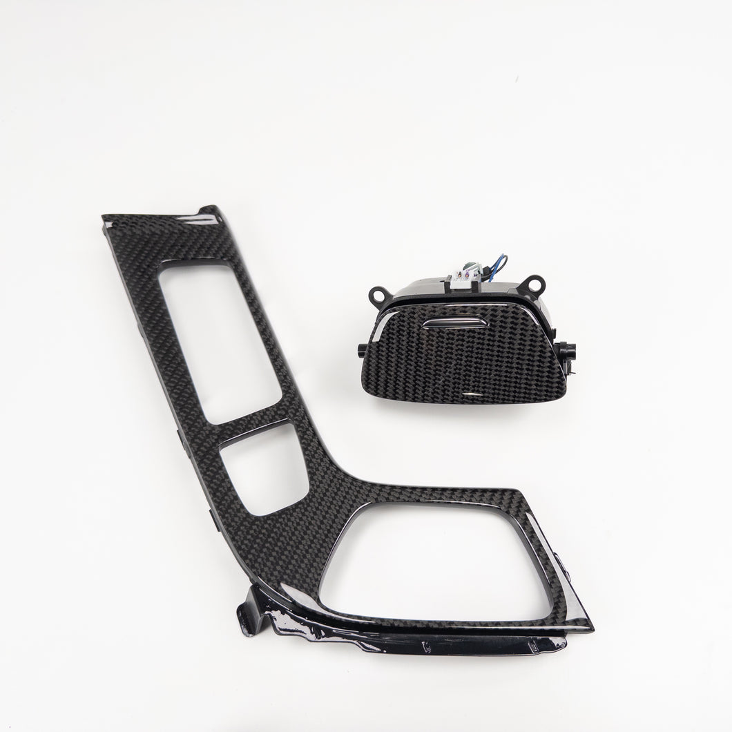 V3 Cadillac CTS/CTS-V Sedan carbon fiber center console trim set