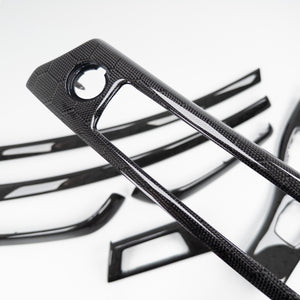 IN STOCK - E90 BMW 3 Series sedan honeycomb carbon fiber interior trim set