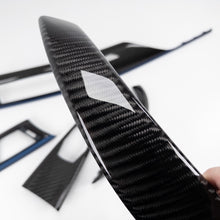 Load image into Gallery viewer, IN STOCK - F30/F32 BMW 3/4 Series coupe black 4x4 twill carbon fiber interior trim set