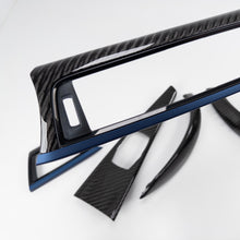 Load image into Gallery viewer, IN STOCK - F30/F32 BMW 3/4 Series coupe black 4x4 twill carbon fiber interior trim set