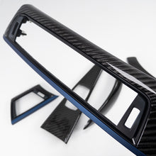 Load image into Gallery viewer, IN STOCK - F30/F32 BMW 3/4 Series coupe black 4x4 twill carbon fiber interior trim set