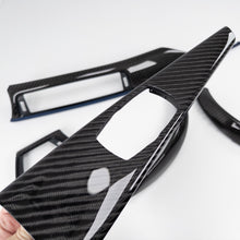 Load image into Gallery viewer, IN STOCK - F30/F32 BMW 3/4 Series coupe black 4x4 twill carbon fiber interior trim set