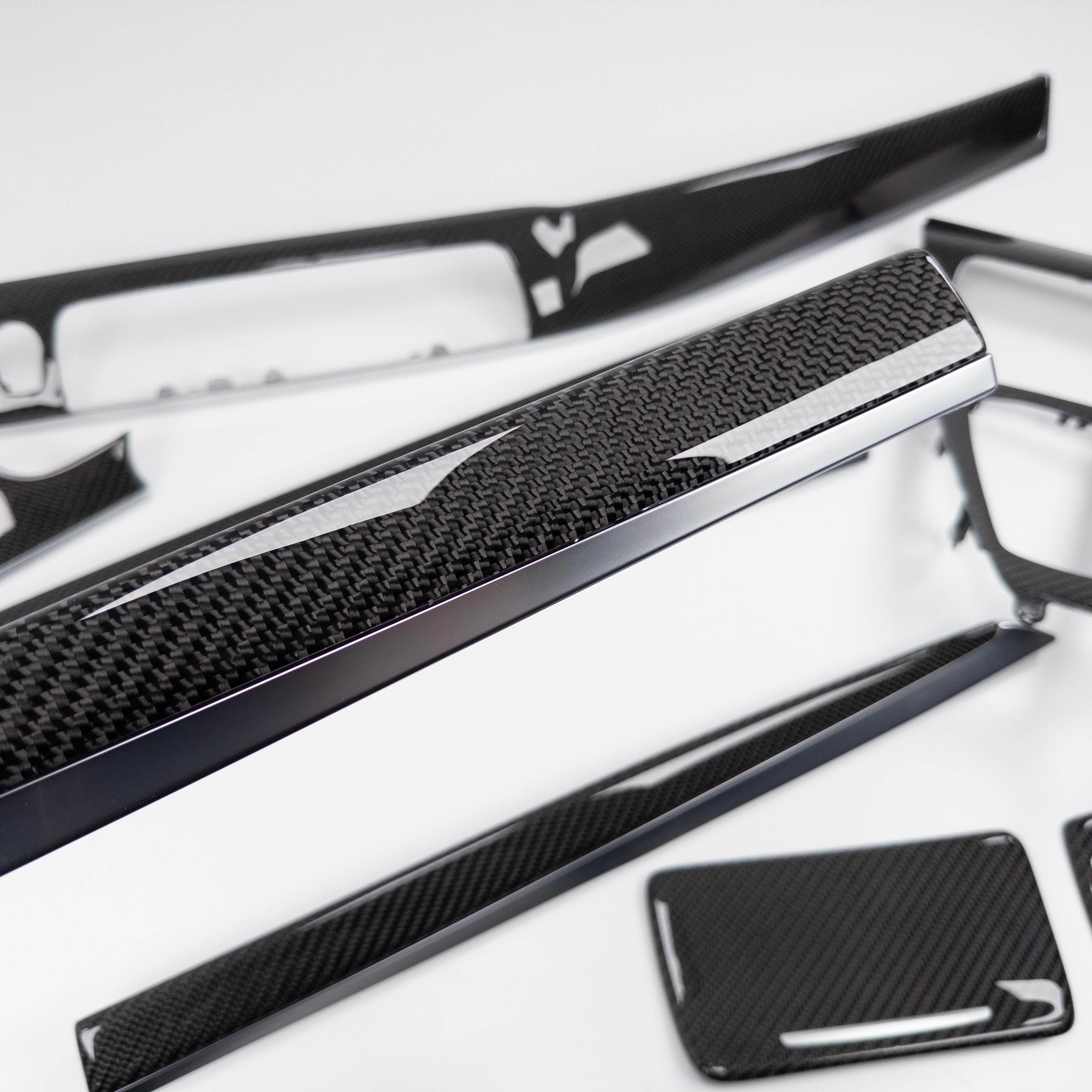 F10 BMW 5 Series Sedan carbon fiber interior trim set – oCarbon