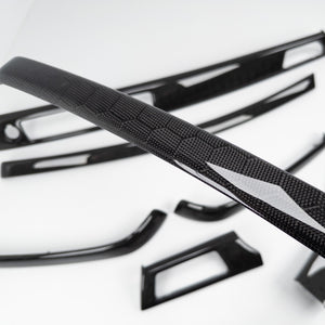 IN STOCK - E90 BMW 3 Series sedan honeycomb carbon fiber interior trim set