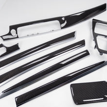 Load image into Gallery viewer, IN STOCK - F10 BMW 5 Series Sedan upgraded twill carbon fiber interior trim set