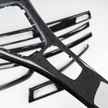 Load image into Gallery viewer, IN STOCK - E90 BMW 3 Series sedan honeycomb carbon fiber interior trim set