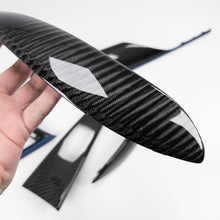 Load image into Gallery viewer, IN STOCK - F30/F32 BMW 3/4 Series coupe black 4x4 twill carbon fiber interior trim set