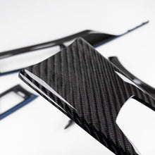 Load image into Gallery viewer, IN STOCK - F30/F32 BMW 3/4 Series coupe black 4x4 twill carbon fiber interior trim set