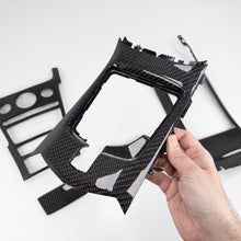 Load image into Gallery viewer, Gen 2 Cadillac CTS/CTS-V Sedan/Coupe carbon fiber center console trim set