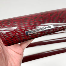 Load image into Gallery viewer, IN STOCK - B6/B7 Audi A4 / S4 / RS4 red honeycomb carbon fiber interior trim set - manual