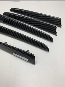 8R Audi Q5 black 2x2 twill carbon fiber interior trim set - oCarbon