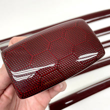 Load image into Gallery viewer, IN STOCK - B6/B7 Audi A4 / S4 / RS4 red honeycomb carbon fiber interior trim set - manual