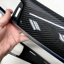 Load image into Gallery viewer, F30 BMW 3 Series Sedan black 2x2 twill carbon fiber interior trim set - oCarbon