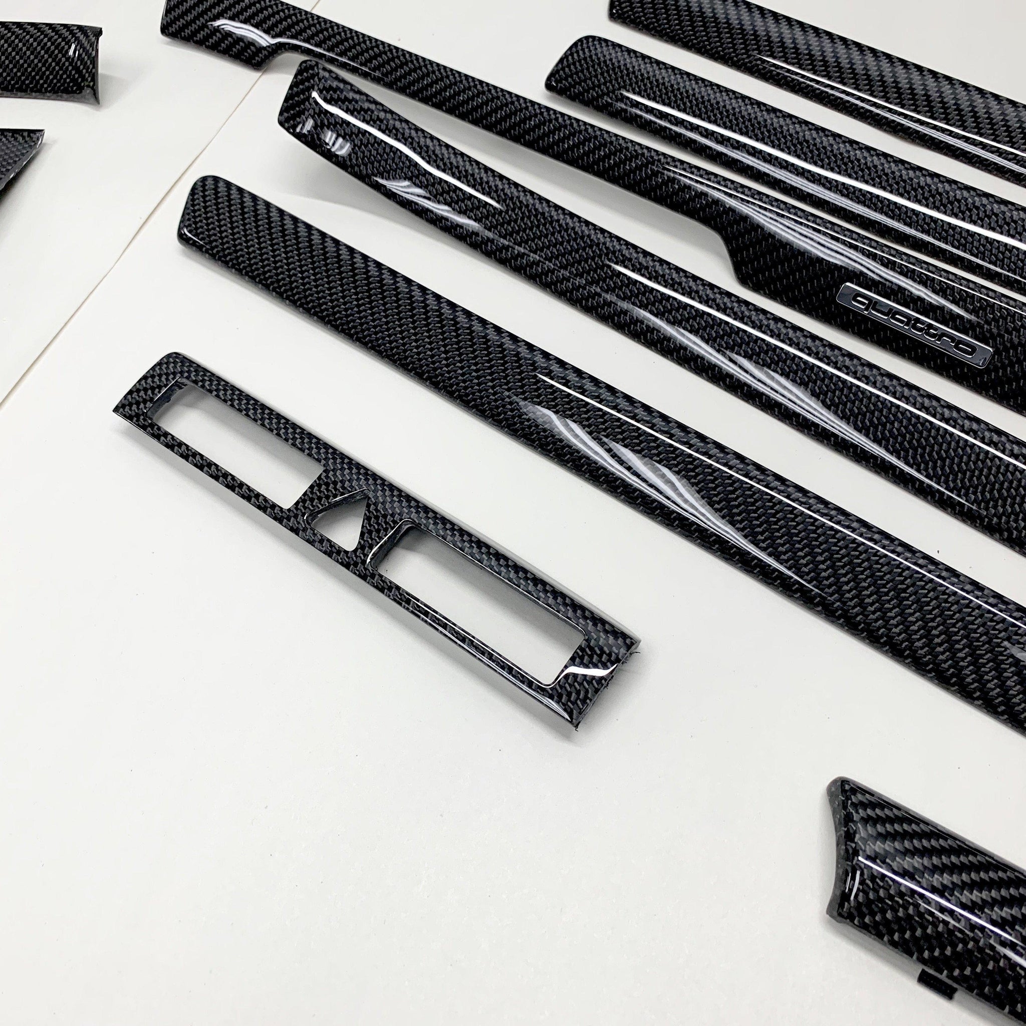 thumbnail image 2 of Carbon Fiber Roof Trim Molding Kit For Ford 2006-2018 - 2-Piece Flexible Trim, Custom Look 2 of 13